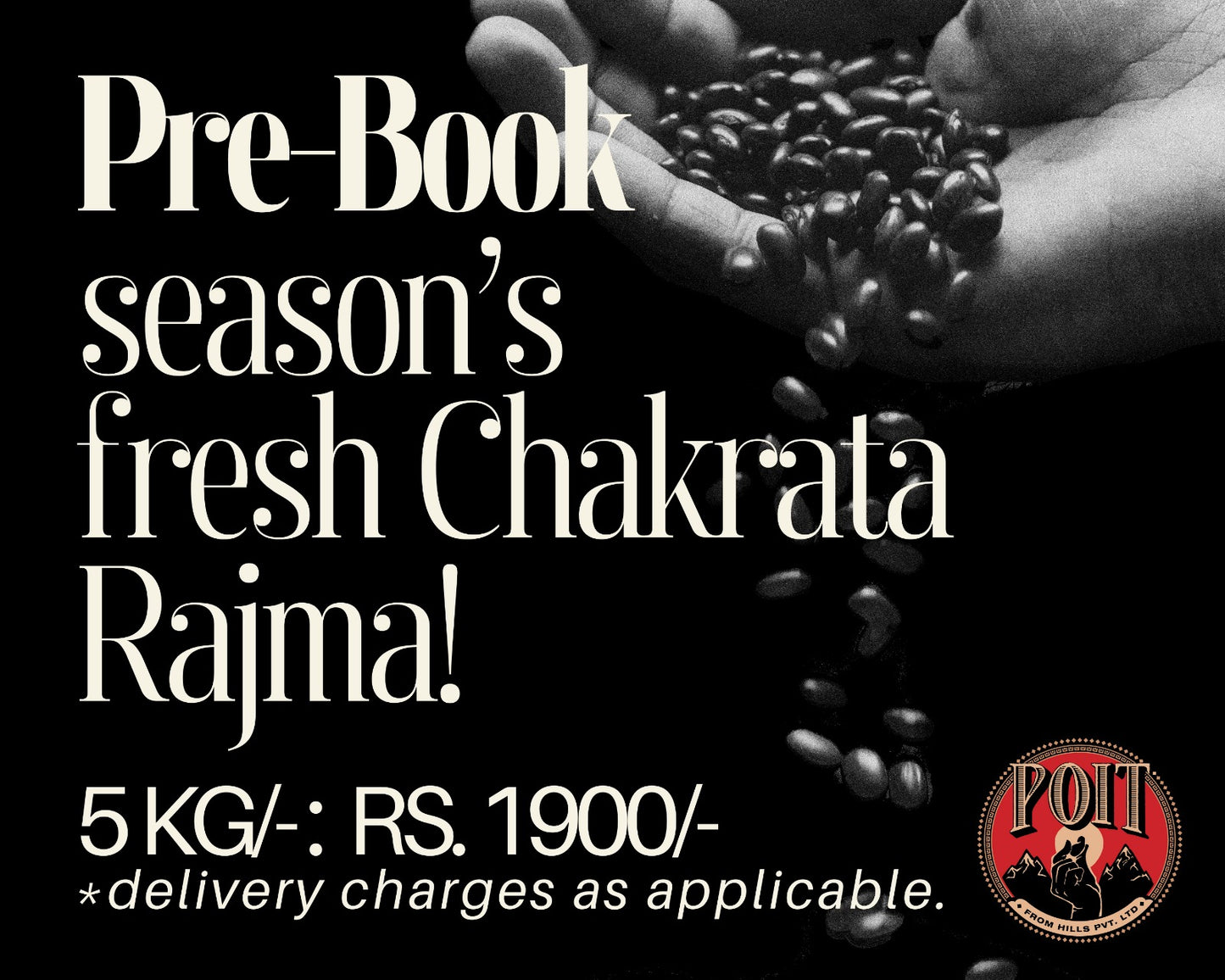 PRE-BOOK CHAKRATA RAJMA 5 kg SEASON'S FRESH (LIMITED STOCK)
